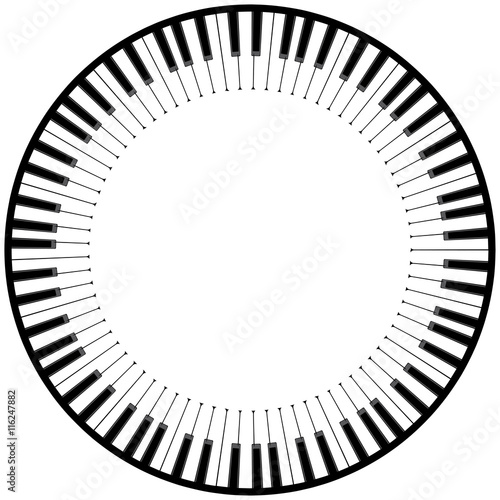 Piano Keyboard Illustration