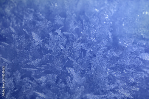 beautiful blue ice abstract natural background