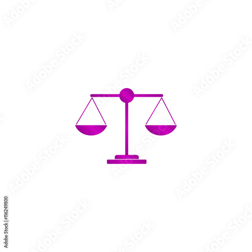 Scale icon - vector illustration