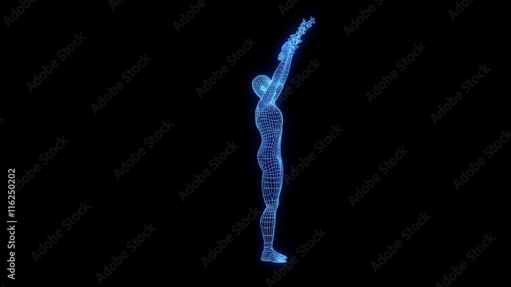 Award in Hologram Wireframe Style. Nice 3D Rendering
Award in Hologram Wireframe Style. Nice 3D Rendering