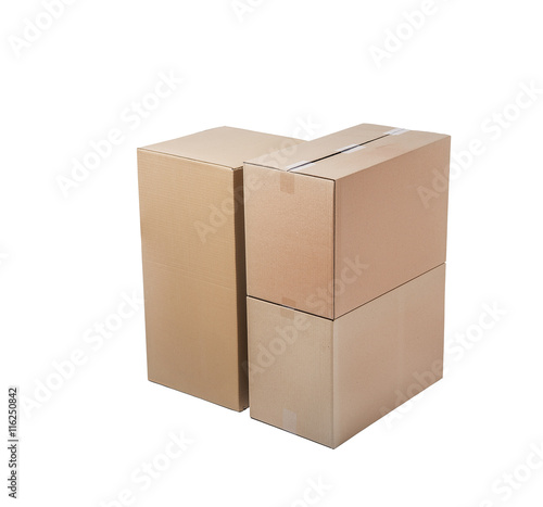 Stack of cardboard boxes  © Denis Rozhnovsky