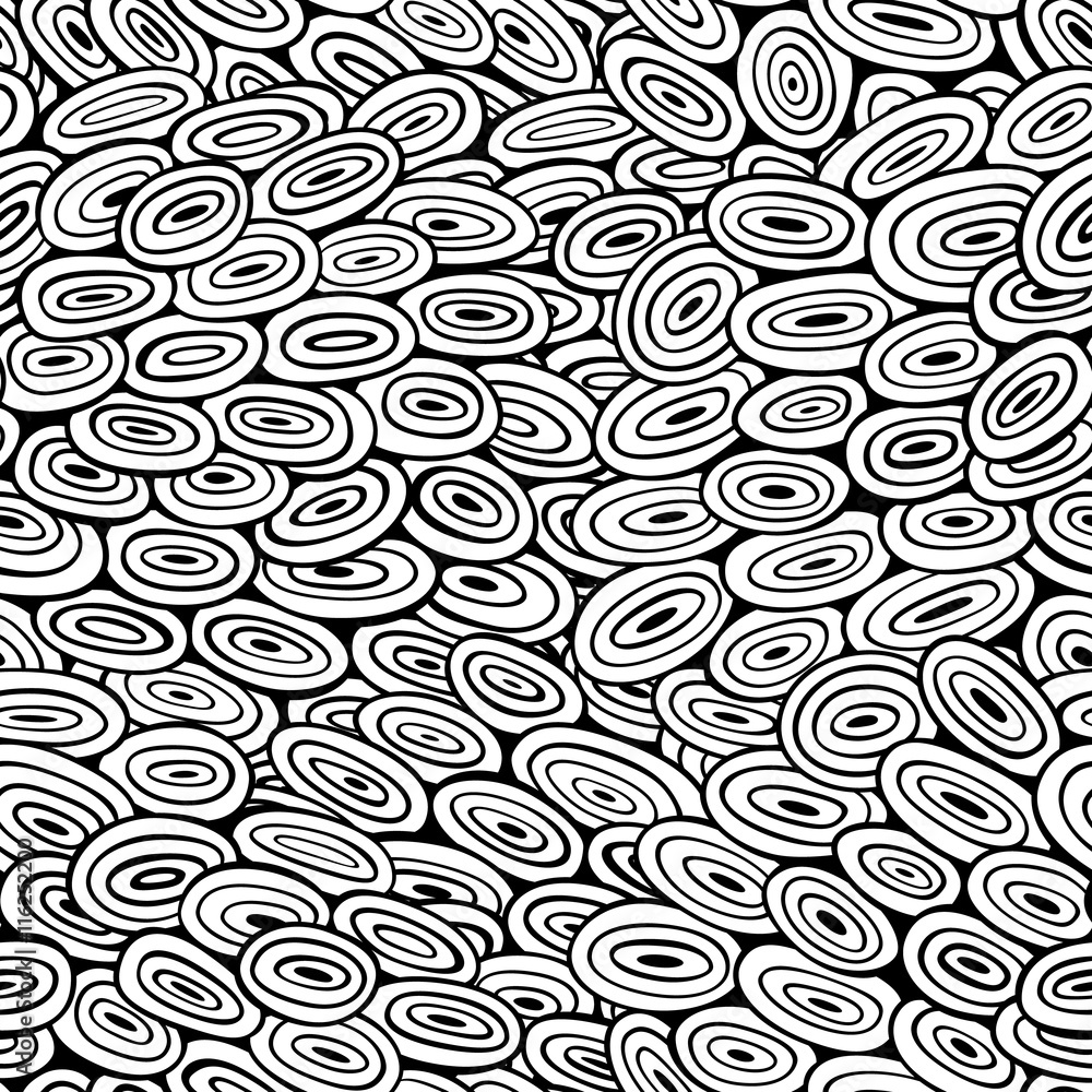 Obraz premium decorative doodles seamless pattern
