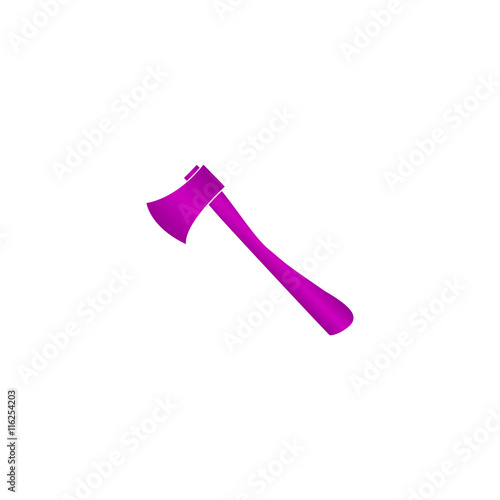 The ax icon. Axe symbol.