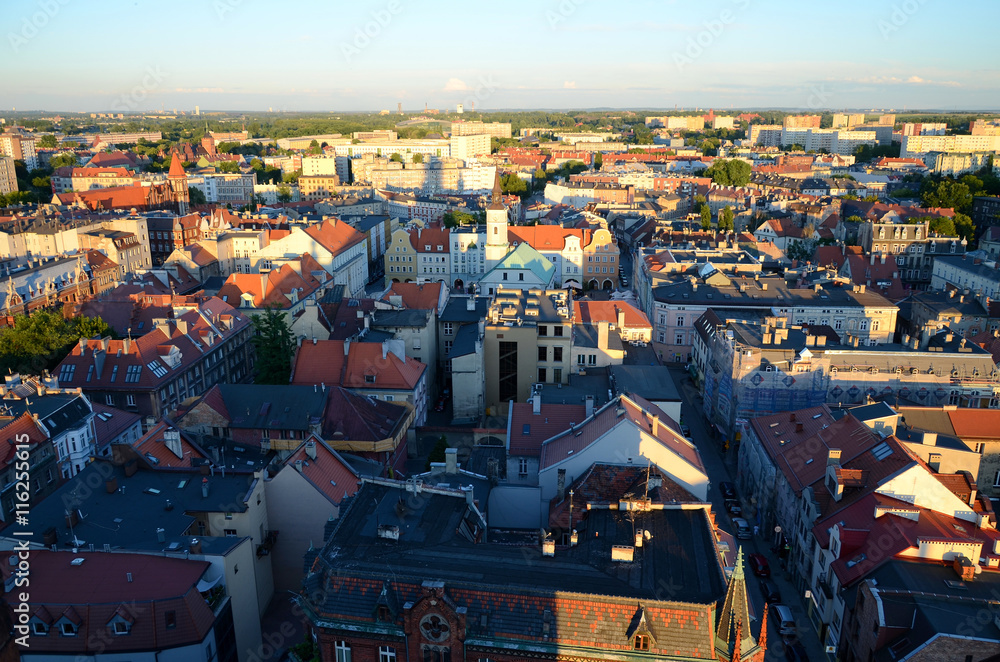 View of the Gliwice in Poland