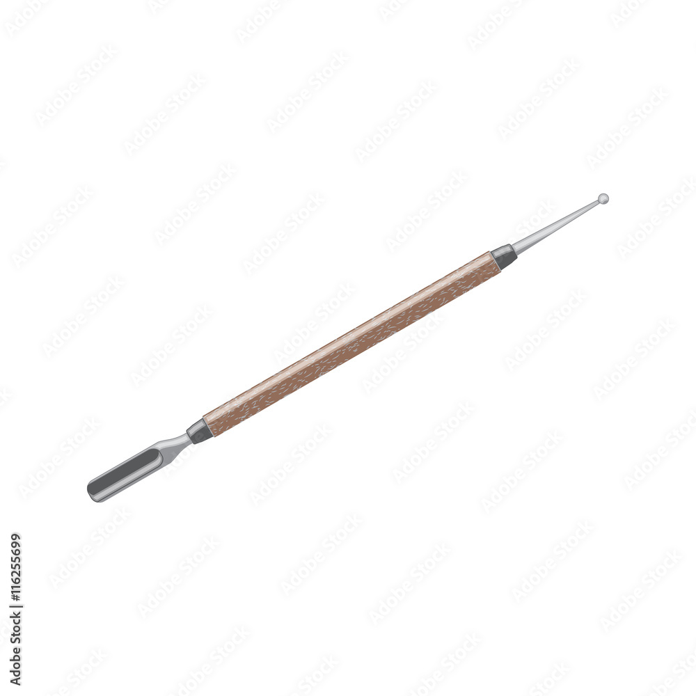 nail cuticle tool icon cartoon style nail cuticle tool icon cartoon style