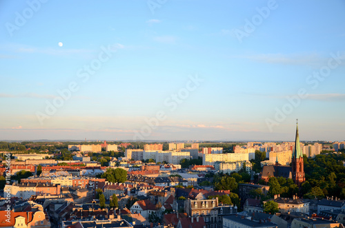 Obraz na płótnie View of the Gliwice in Poland w salonie