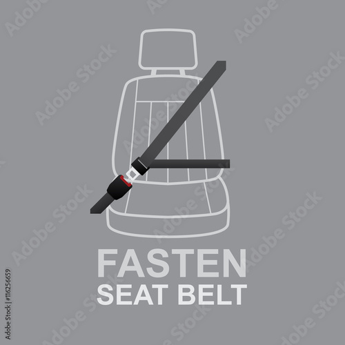 Fasten your seat belts icon.
