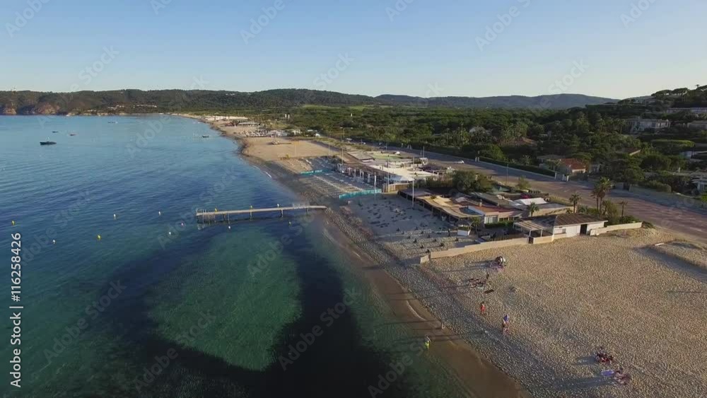 France, Provence Alpes-Cote-d'azur, Var (83), Ramatuelle - Saint Tropez, Aerial view of Pampelonne beach, 4K, UHD (3840X2160) France, Provence Alpes-Cote-d'azur, Var (83), Ramatuelle - Saint Tropez, Aerial view of Pampelonne beach, 4K, UHD (3840X2160)