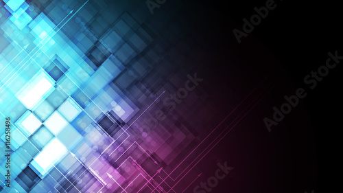 Abstract technology digital web site header. Banner background