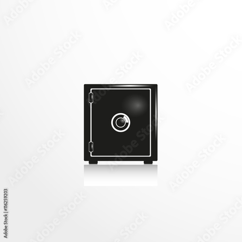 Safe. Vector icon.