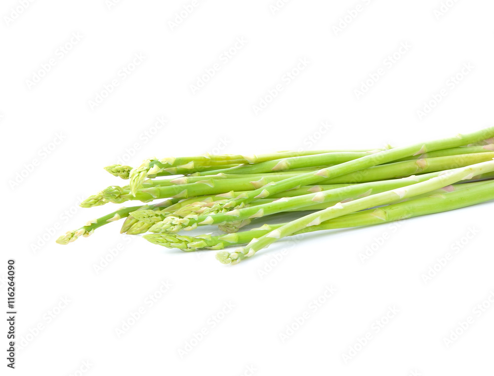 fresh asparagus isolated on white fresh asparagus isolated on white