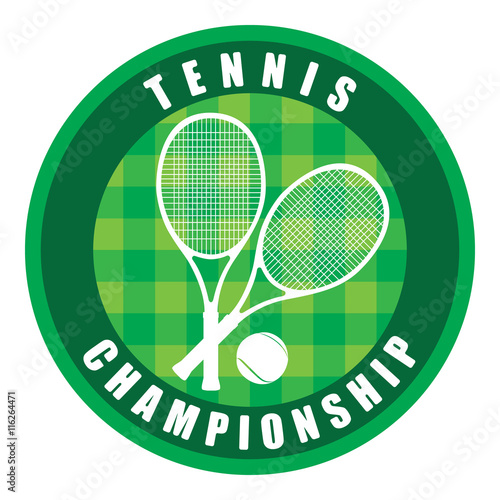 Tennis Badge Concept Design Templates © tieataopoon
