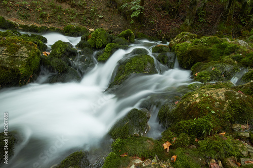 fast flowing rivers in the forests of Montenegro