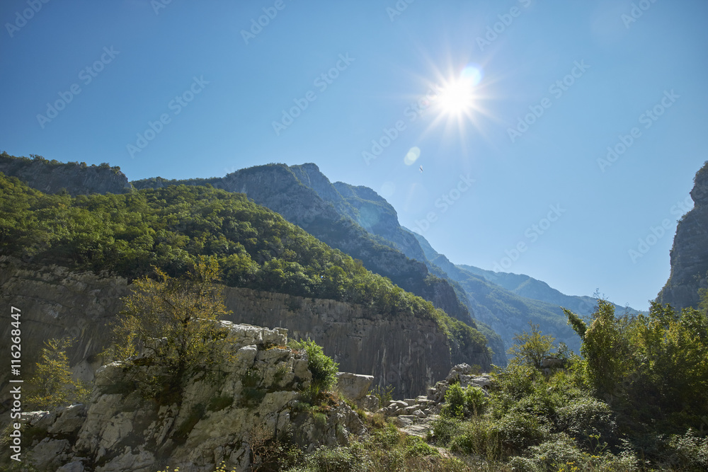 Fototapeta premium mountain scenery in Montenegro