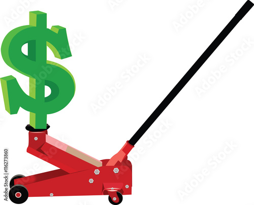 sollevare peso della valuta