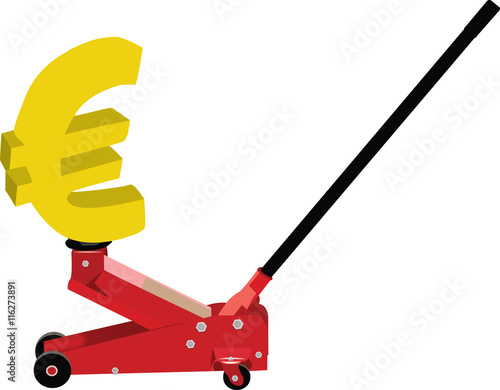 sollevare peso della valuta