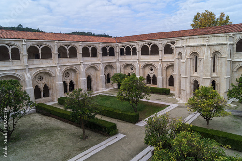 The Alcobaca Monastery (Mosteiro de Santa Maria de Alcobaca) in Alcobasa. Portugal
