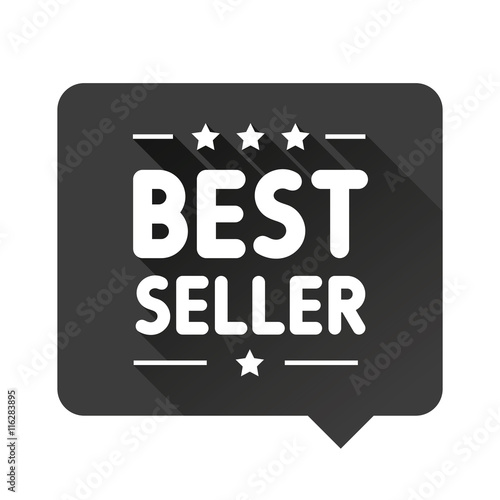 Best Seller label speech bubble