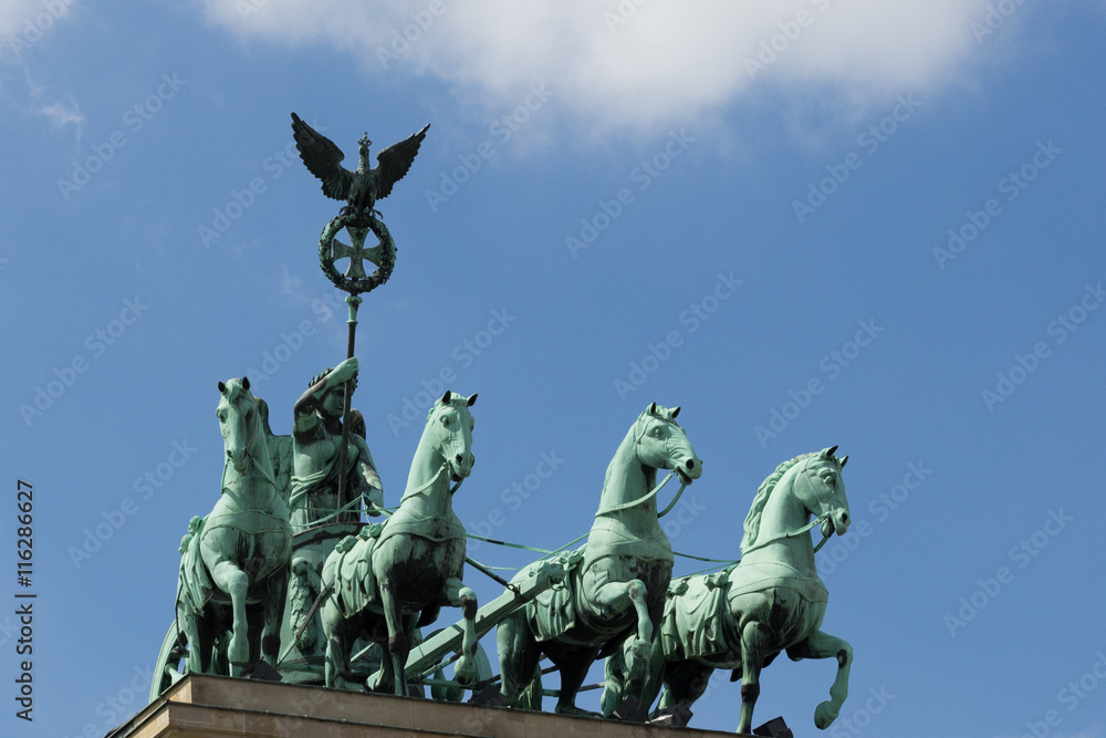 Obraz premium Brandenburger tor - Quadriga