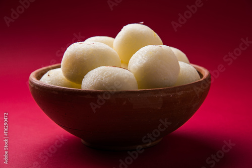 Rosogolla or Roshogolla or Rasagola or Ras Gulla or anguri rasgulla or angoori rasgulla, famous Bengali sweet photo