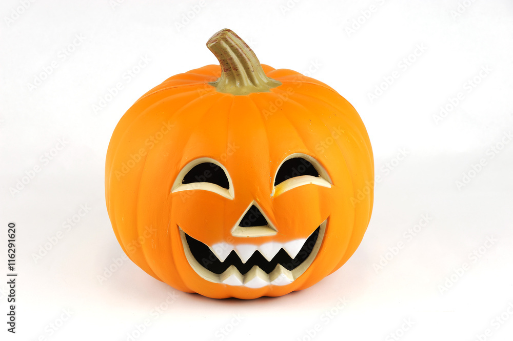 pumpkin lantern for Halloween isolated on white background pumpkin lantern for Halloween isolated on white background