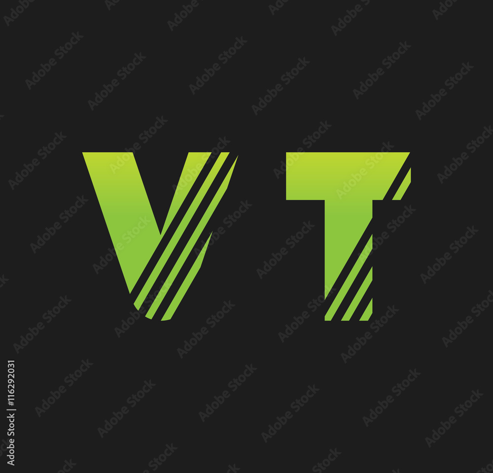 vt initial green with strip vt initial green with strip