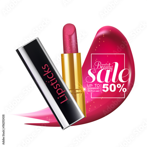 lipstick sale concept