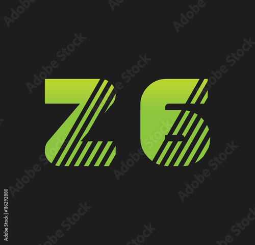 z6 initial green with strip