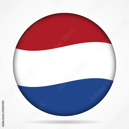 button with waving flag of Netherlands Free Download button with waving flag of Netherlands - GFXLoad