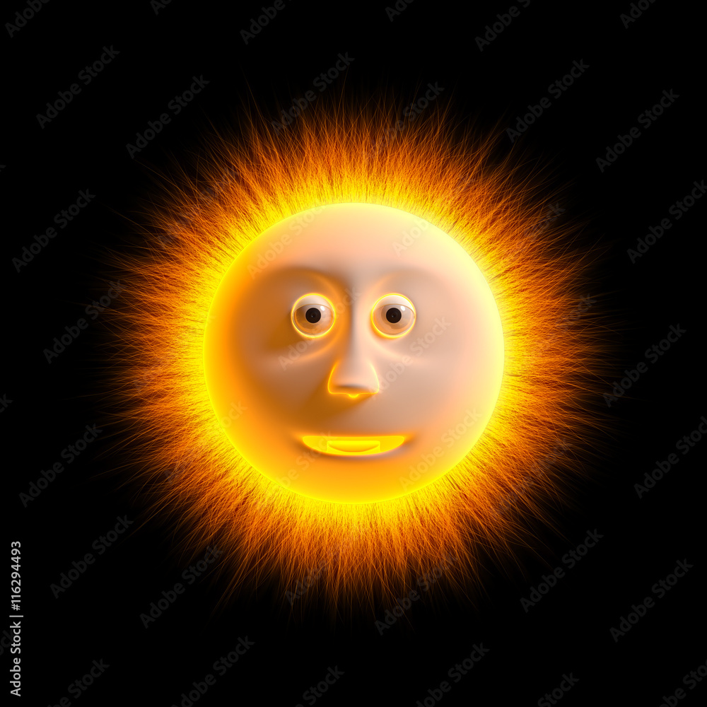 Sun is smile. Sun is smile.