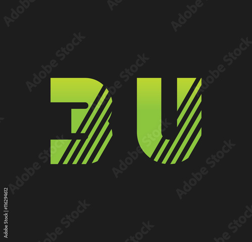 3u initial green with strip photo