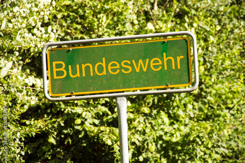 Schild 118 - Bundeswehr
