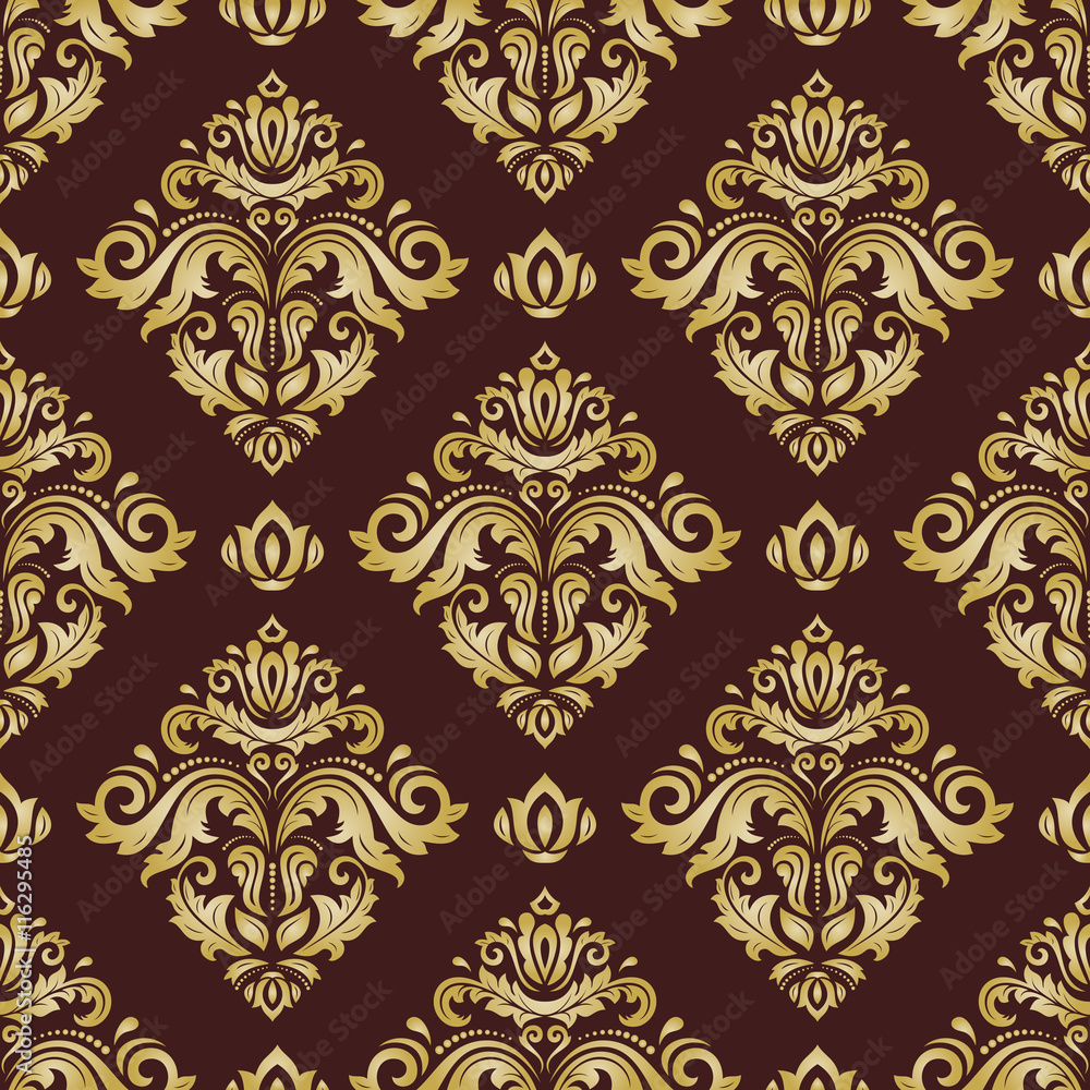 Seamless Wallpaper in the Style of Baroque Seamless Wallpaper in the Style of Baroque