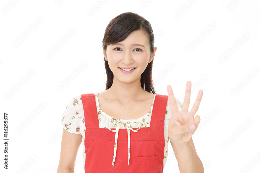 笑顔の主婦 笑顔の主婦