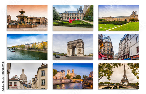 Carte Postale de Paris  France