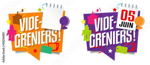 Vide-greniers (avec date personnalisable)