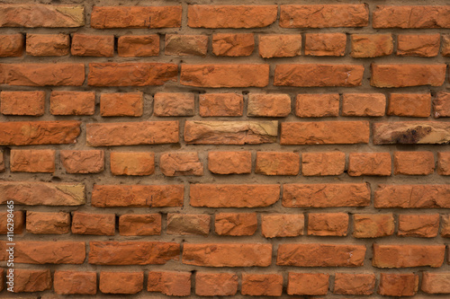 old red brick wall texture