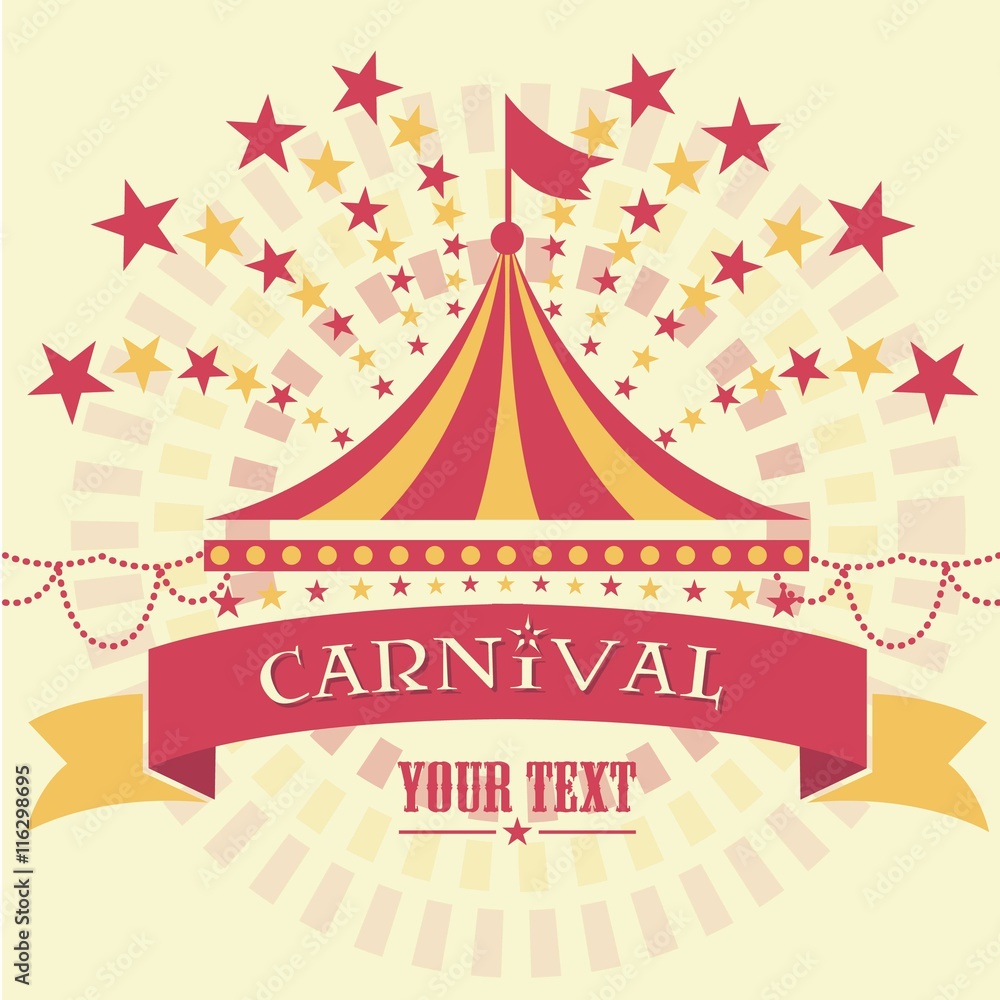 Carnival marquee background template Carnival marquee background template