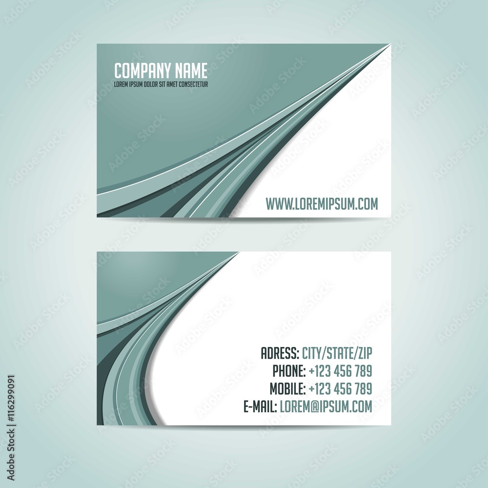 Naklejka premium Elegant business cards