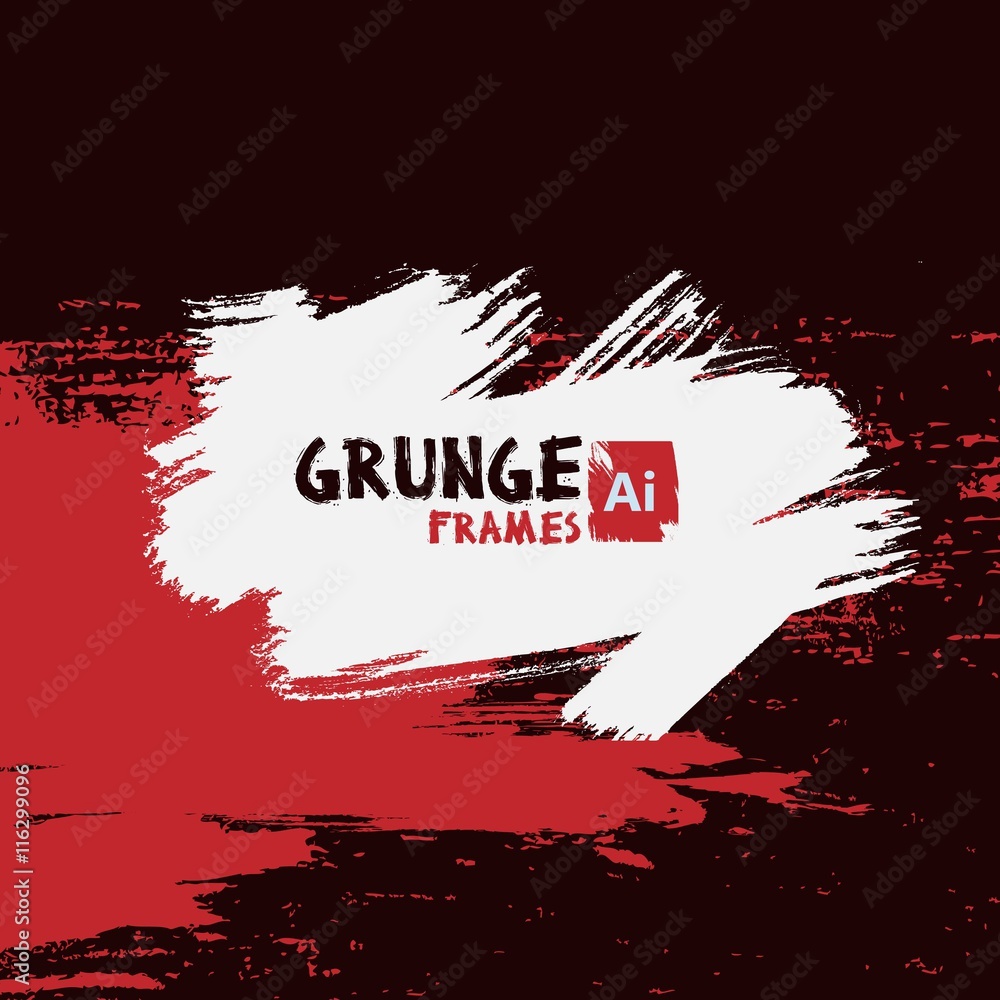 White brush strokes grunge frame White brush strokes grunge frame