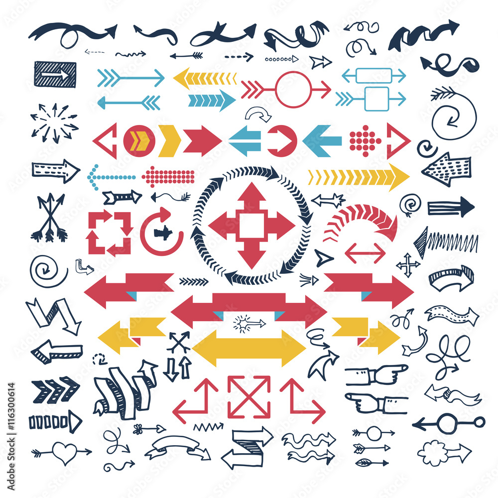 Vector arrow icons Vector arrow icons