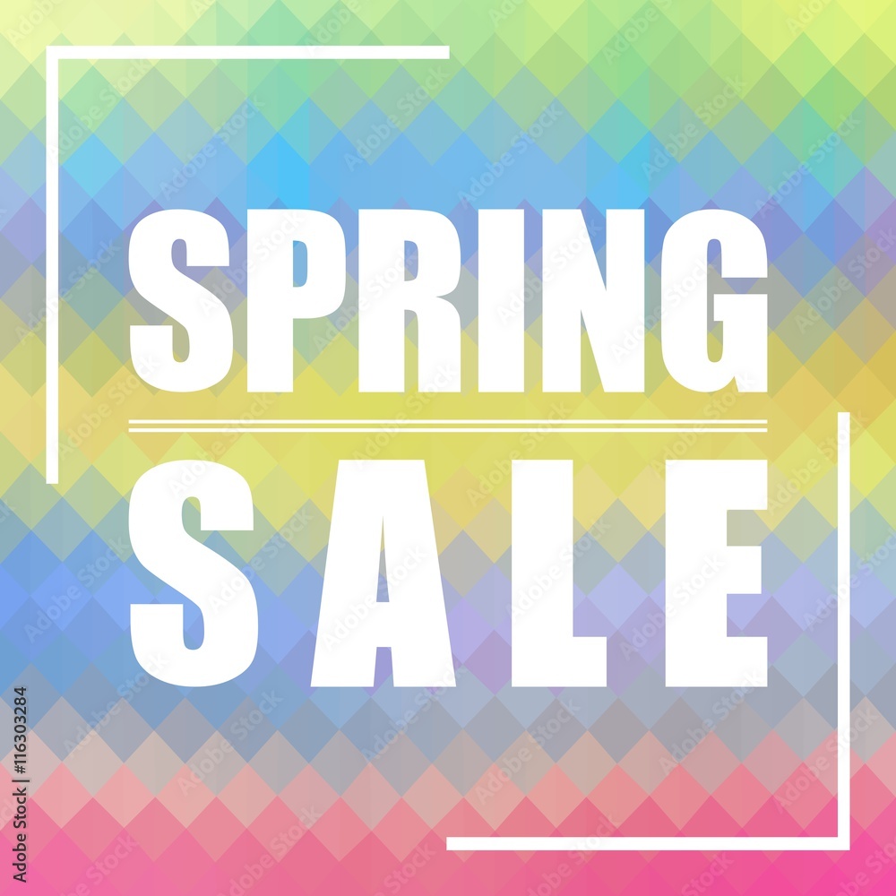 Spring Sale background. Can be used for cards, prints, cover design etc.