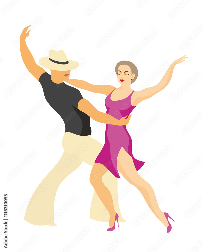 lady and gentleman dance Latin America salsa lady and gentleman dance Latin America salsa