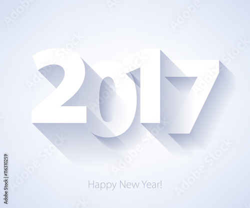 Happy New Year 2017 background.