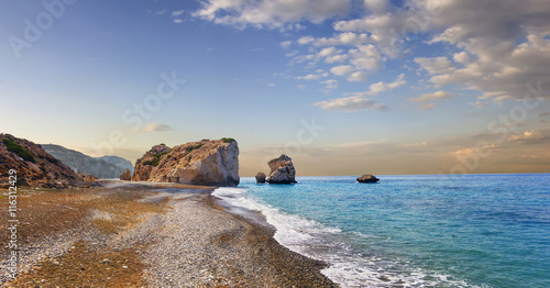 Bay of Aphrodite. Paphos, Cyprus photo