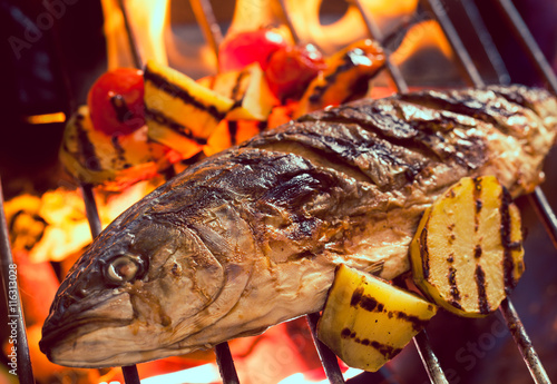 Grilled fish