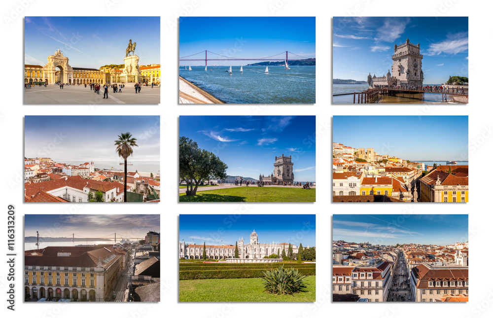 Carte Postale De Lisbonne Portugal Stock Photo Adobe Stock