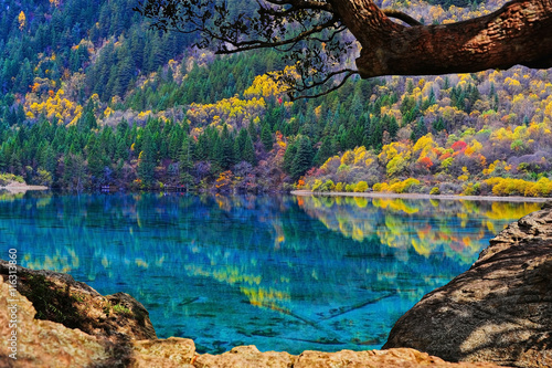 View Of Jiuzhaigou National Park photo