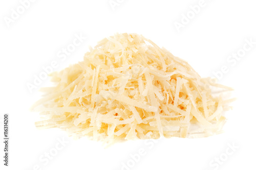 heap of grated parmesan