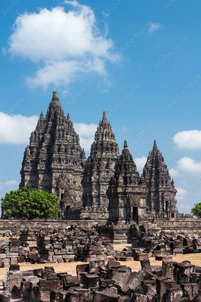 Prambanan temple ,Yogyakarta on Java island, Indonesia